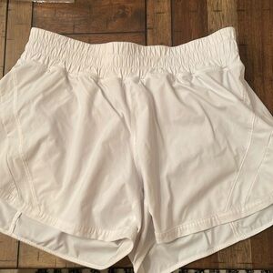 Lululemon White Shorts. 5”